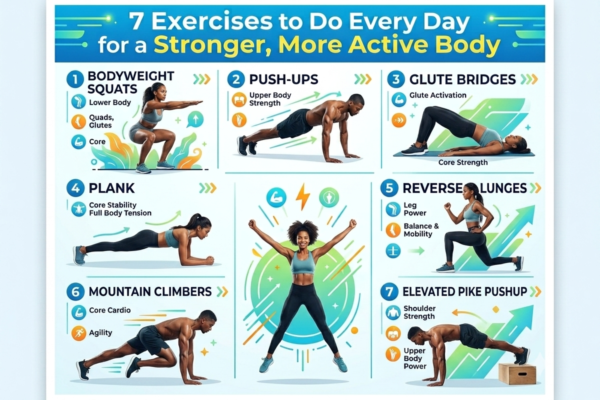 7 Exercises to Do Every Day for a Stronger, More Active Body
