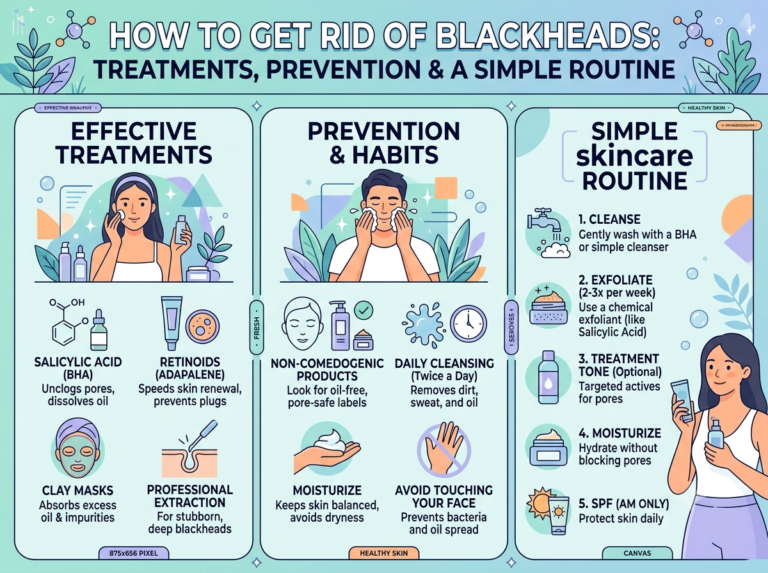 How to Get Rid of Blackheads: Treatments, Prevention & a Simple Routine