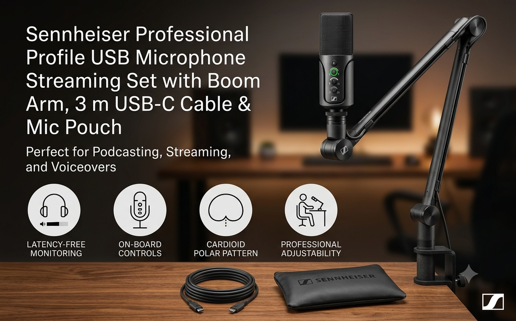 Sennheiser Profile Streaming Set - Best Microphone Bundle for Beginners