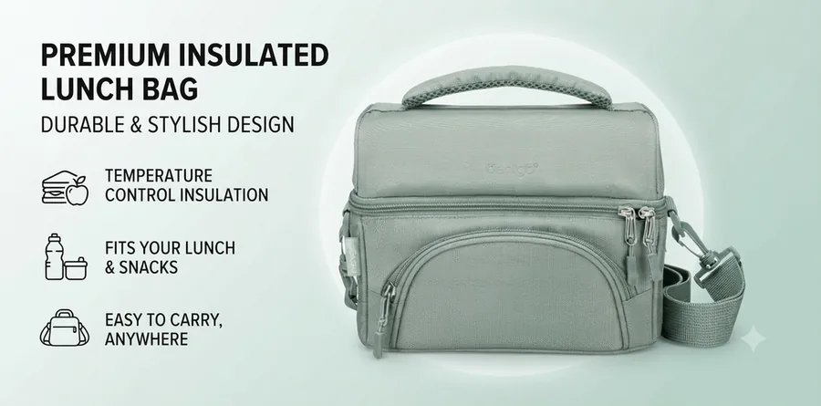 Bentgo Deluxe Lunch Bag - Best for Meal Prep